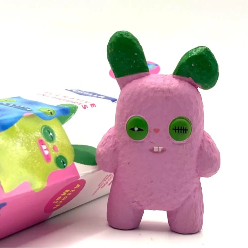 Fuggler "Rabid Rabbit Pink" Funny Ugly Monster Mini Figure, Open Box - NEW - Picture 1 of 3